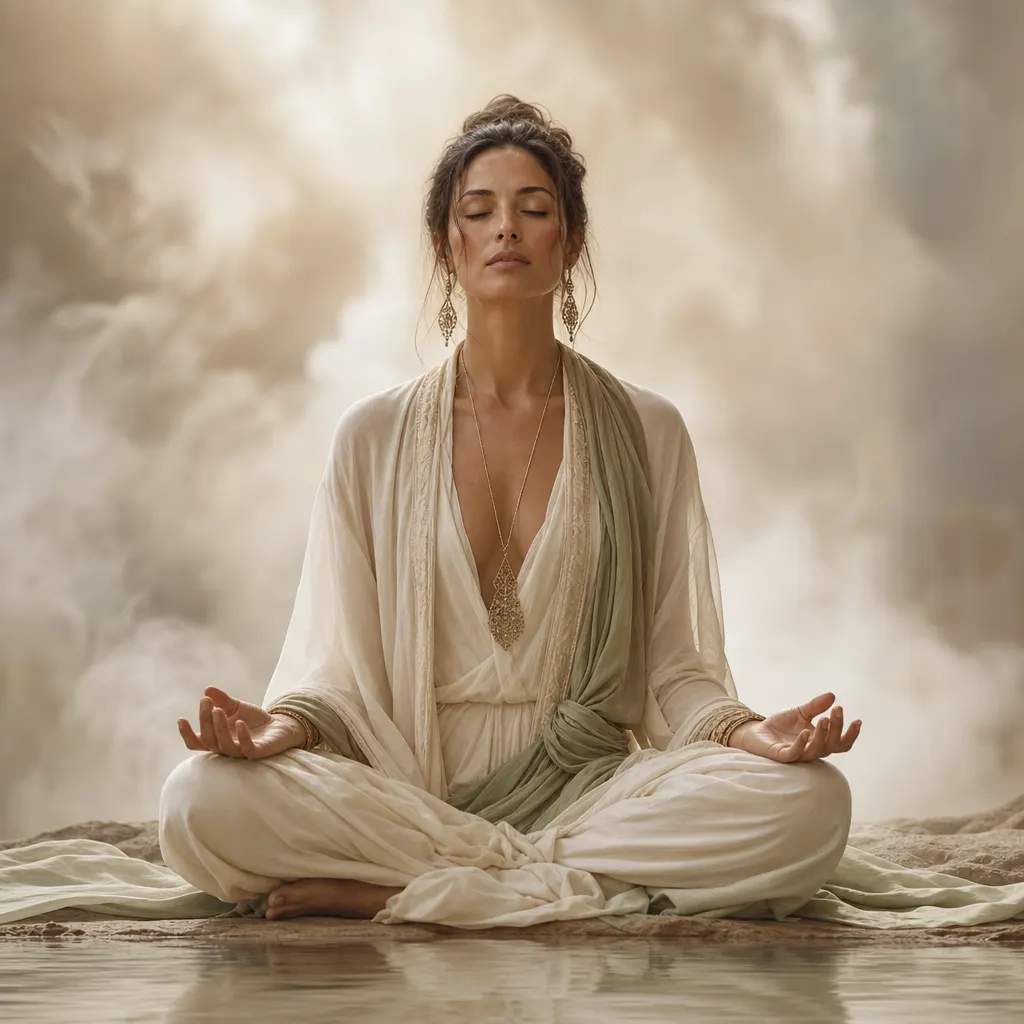 Mistress Tantra in meditation